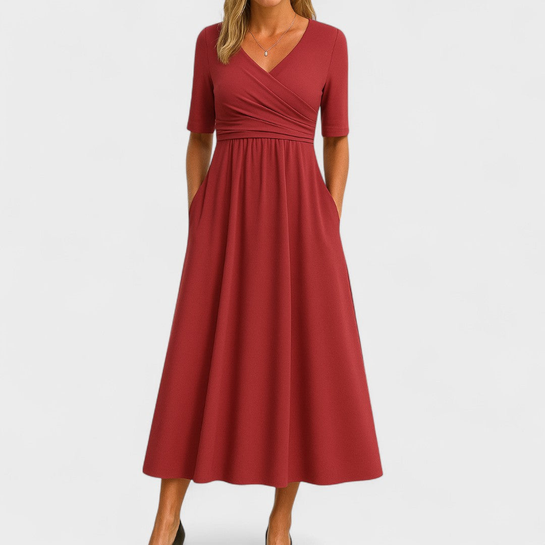 Joana | Vestido midi elegante