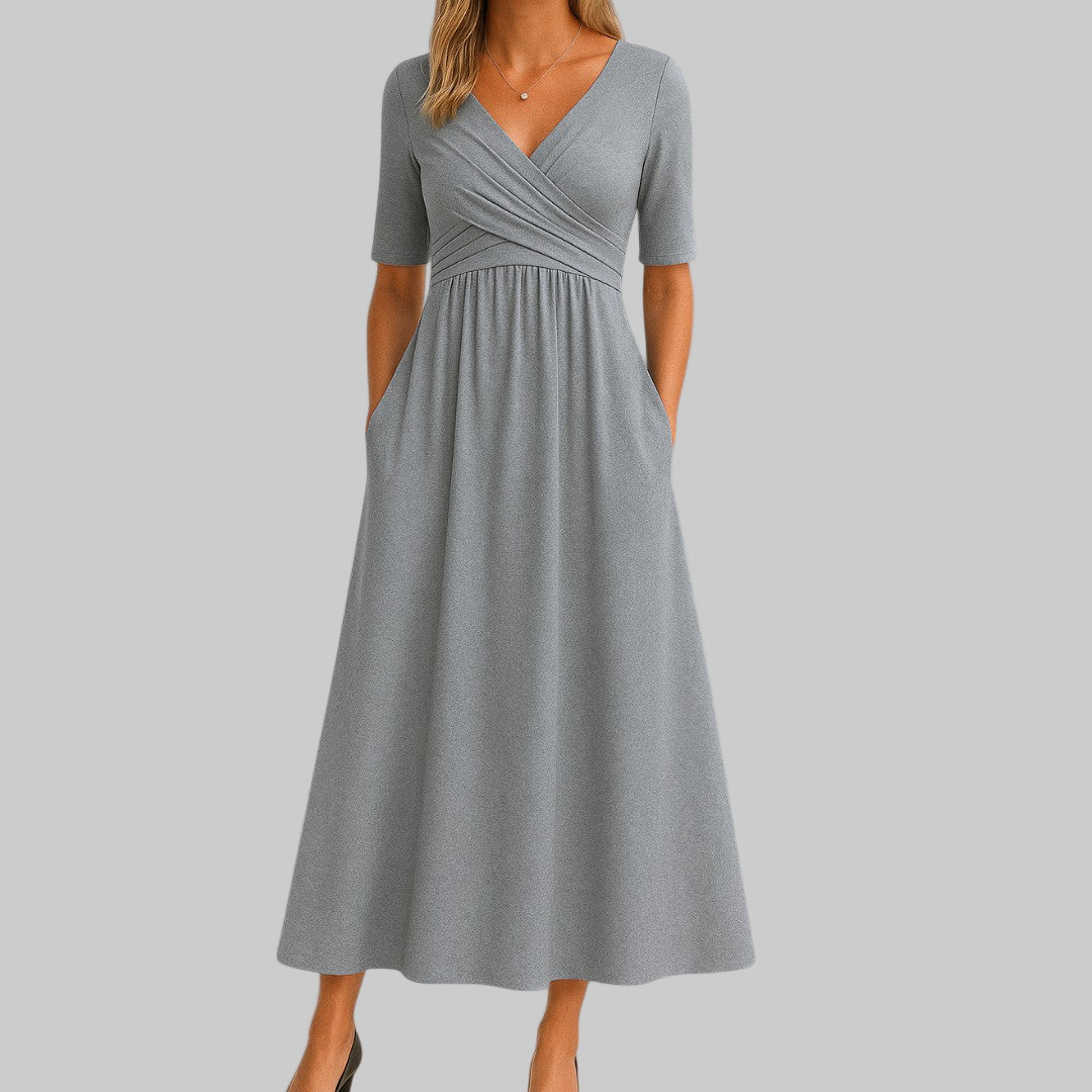 Joana | Vestido midi elegante