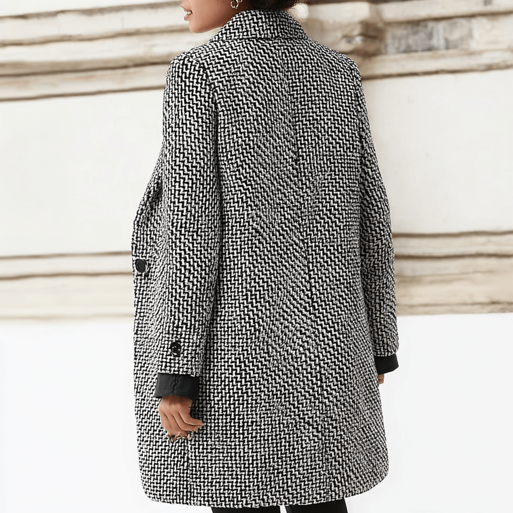 Amara™ | Chaqueta de lana premium — elegancia y calidez para el invierno.