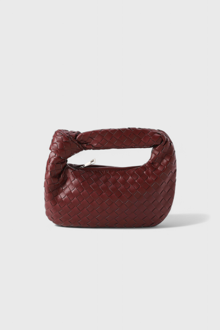 Sage Bolso Satchel Mini Woven