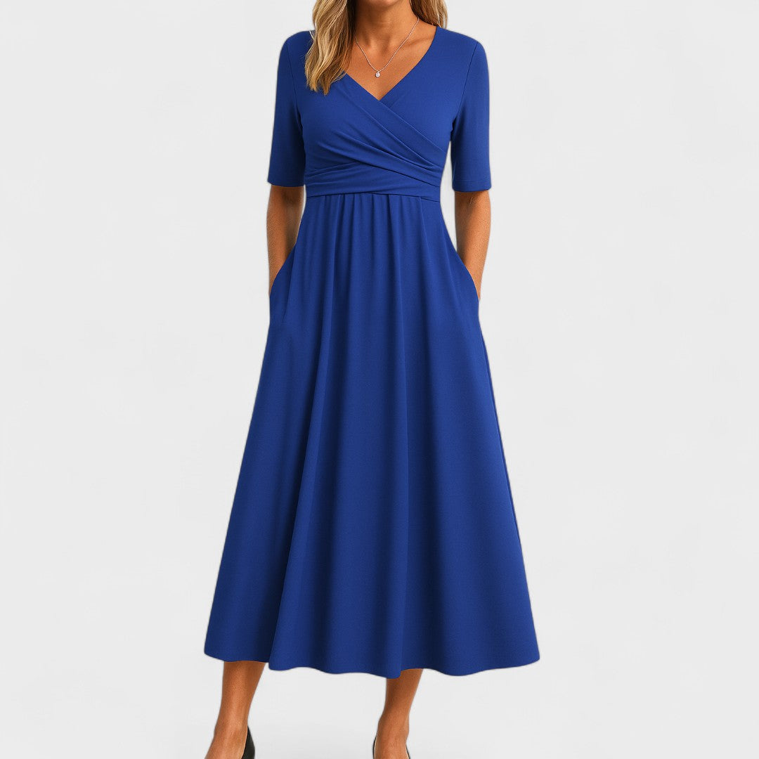 Joana | Vestido midi elegante