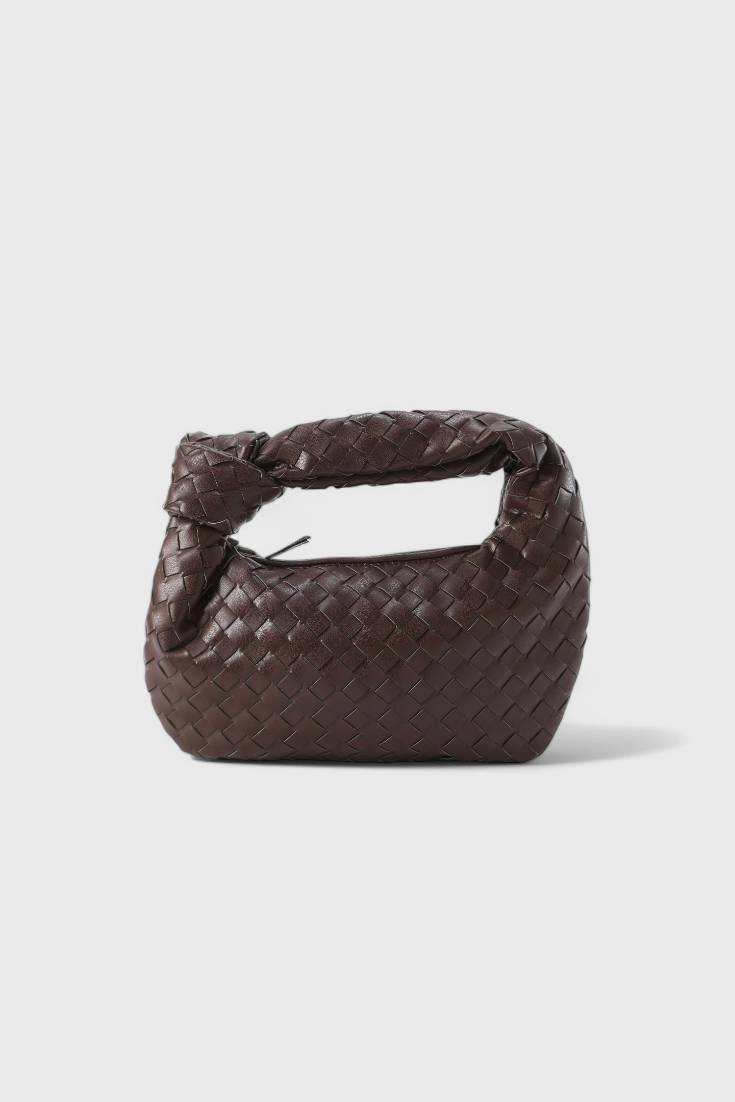 Sage Bolso Satchel Mini Woven